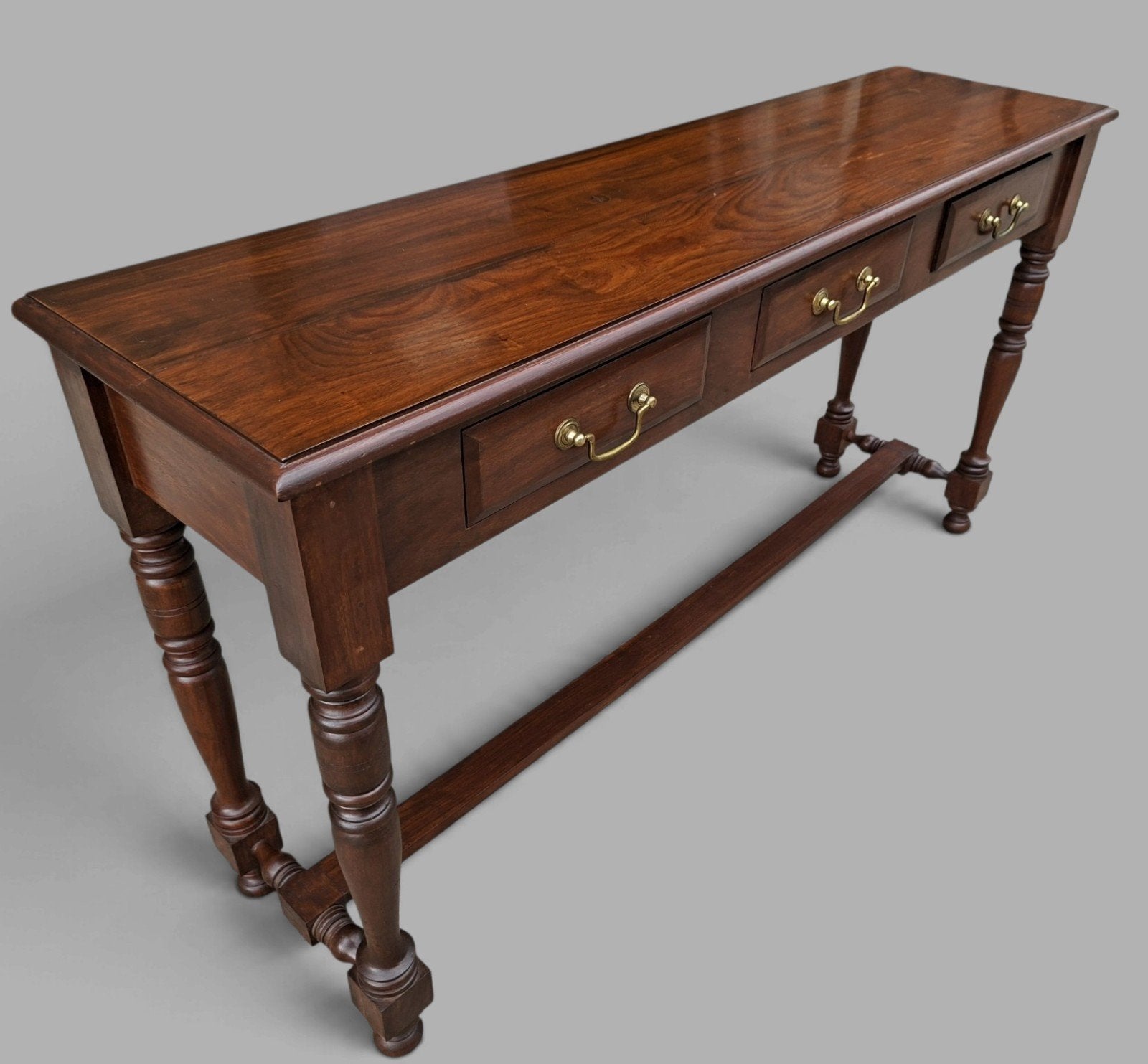 Klassieke engelse sidetable, haltafel, wandconsole, lichte,, Huis en Inrichting, Ophalen of Verzenden, 25 tot 50 cm, Rechthoekig