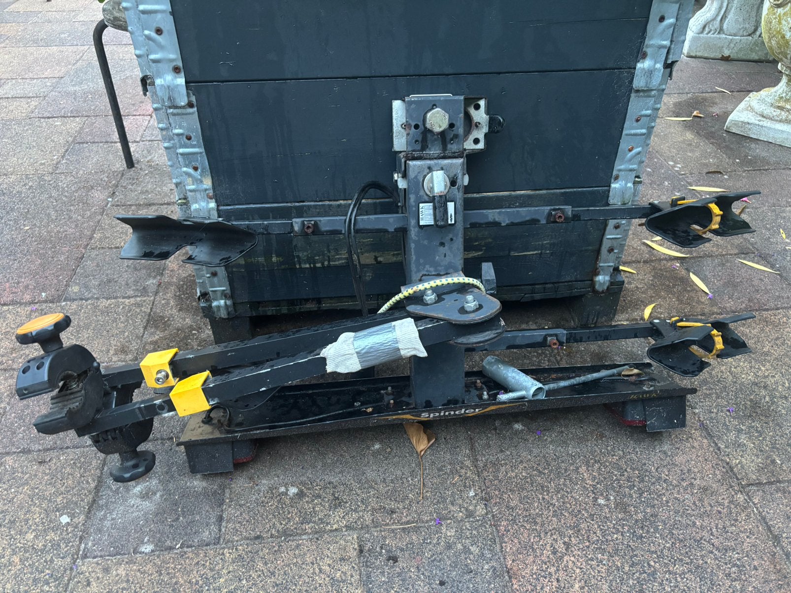 Gebruikte fietsendrager Spinder, Auto diversen, Fietsendragers, Ophalen of Verzenden, 2 fietsen, Gebruikt, Trekhaakdrager