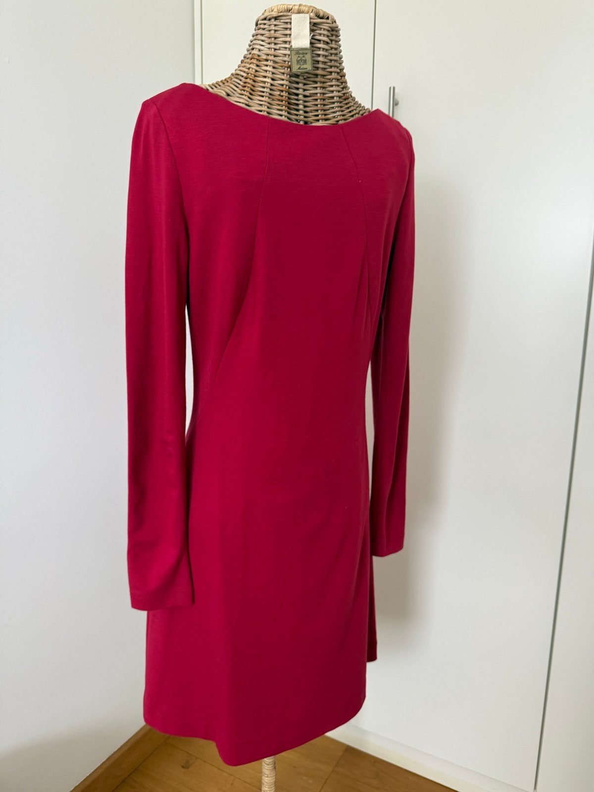 LaDress gerende Jurk - Maat S - Rood, Kleding | Dames, Ophalen of Verzenden, Zo goed als nieuw, Maat 36 (S), Boven de knie