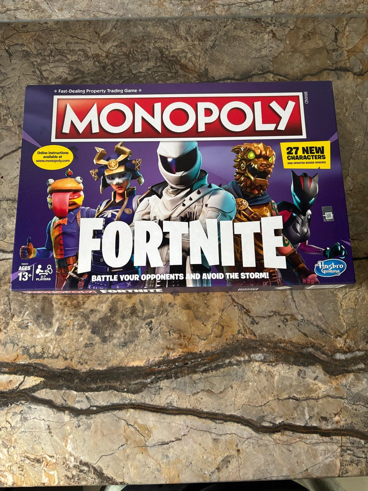 Monopoly Fortnite Editie - Strategisch Bordspel, Drie of vier spelers, Ophalen of Verzenden, Zo goed als nieuw
