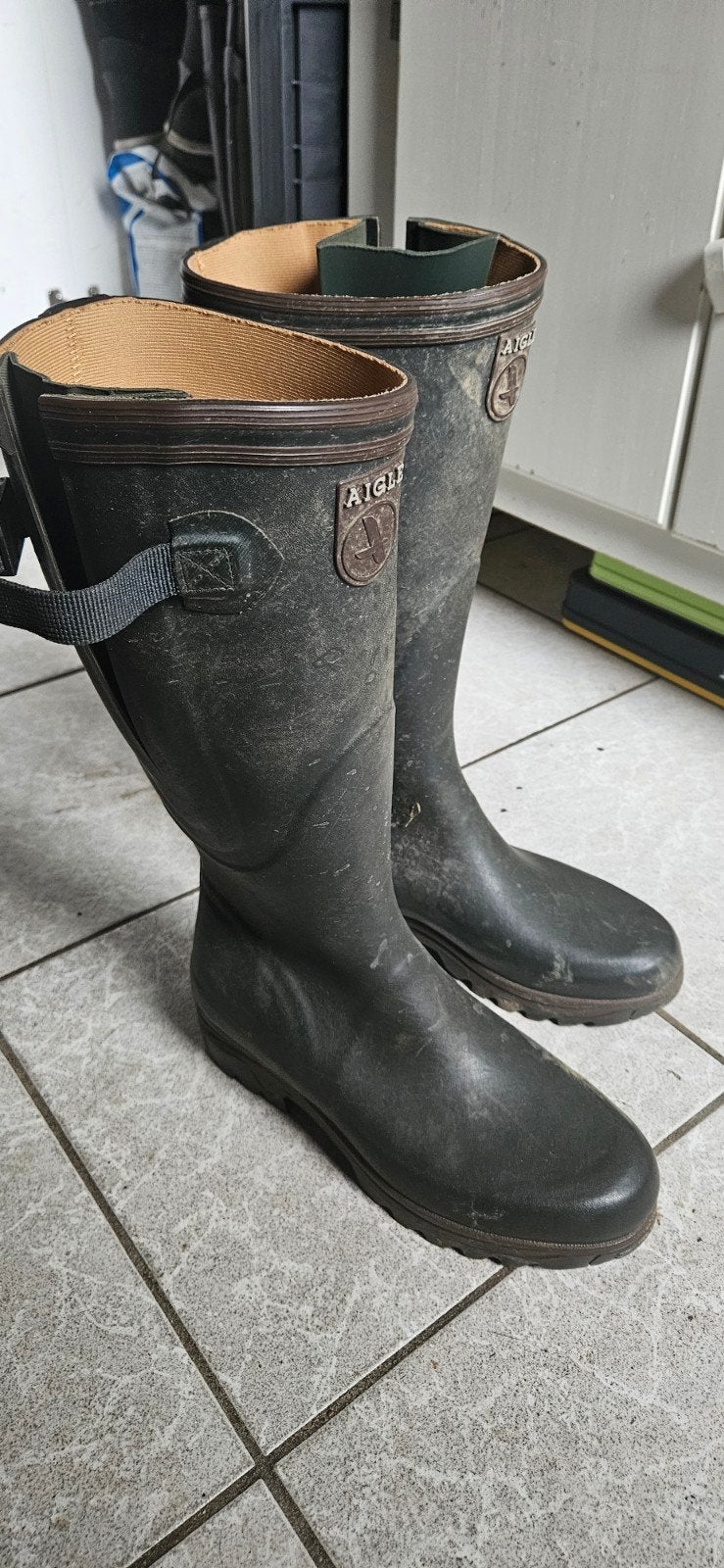 Aigle laarzen - Groen - Maat 42, Ophalen of Verzenden