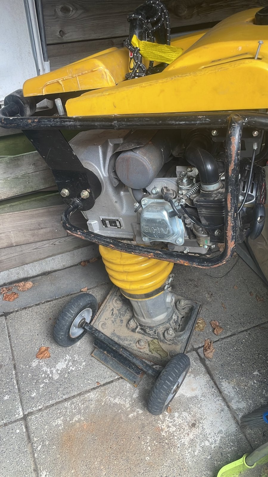 Benzine Trilstamper 196cc 6.5PK Loncin, Ophalen of Verzenden, Zo goed als nieuw