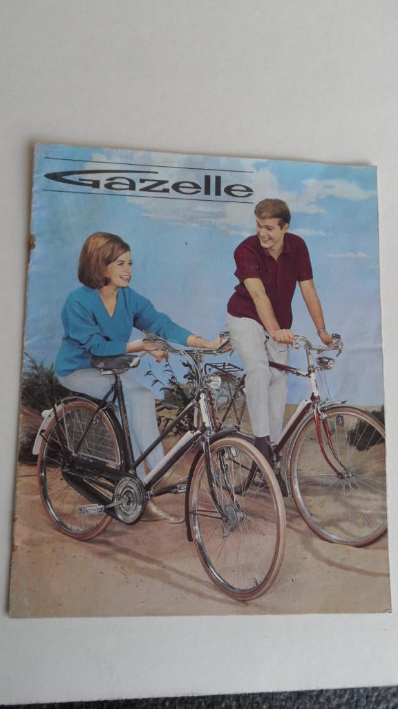 Gazelle oldtimerrijwielen folder, Verzenden, Gebruikt