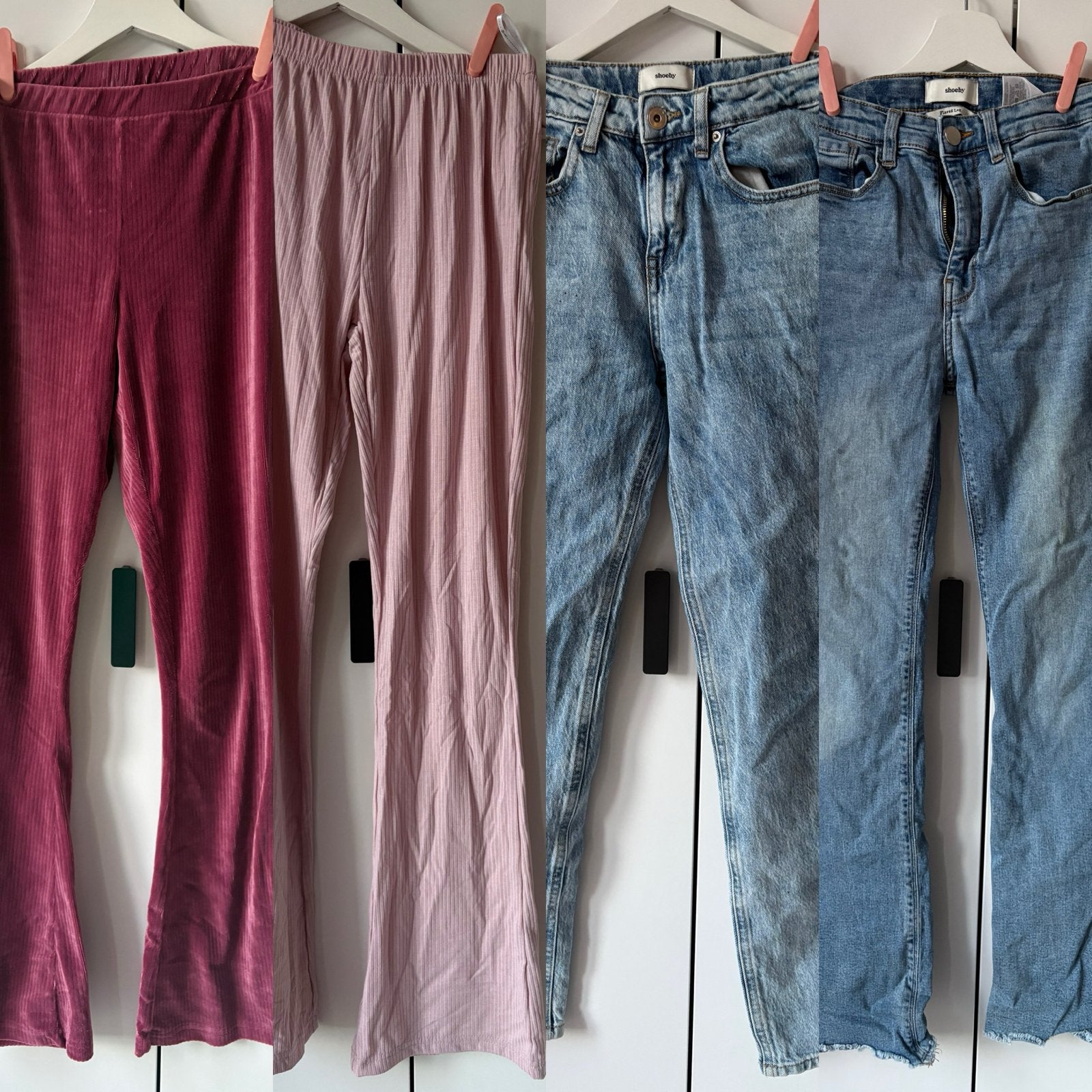 Bundel van 4 leggings/broeken Zeeman, Page One Young, Shoeby, Ophalen of Verzenden, Gebruikt, Meisje, Broek