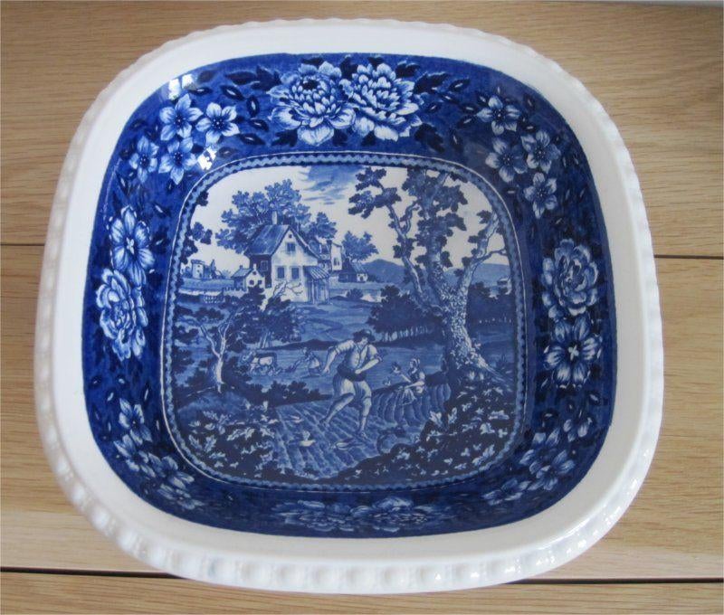 Villeroy & Boch (oven) schaal Rusticana (blauw), Ophalen of Verzenden