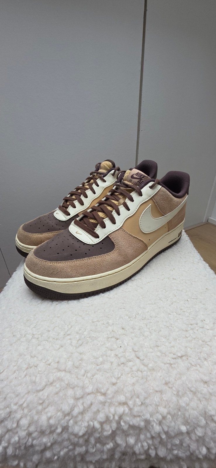 Nike Air Force 1 Low Hemp/Coconut Milk - Maat 47.5, Bruin, Verzenden, Nike, Nieuw