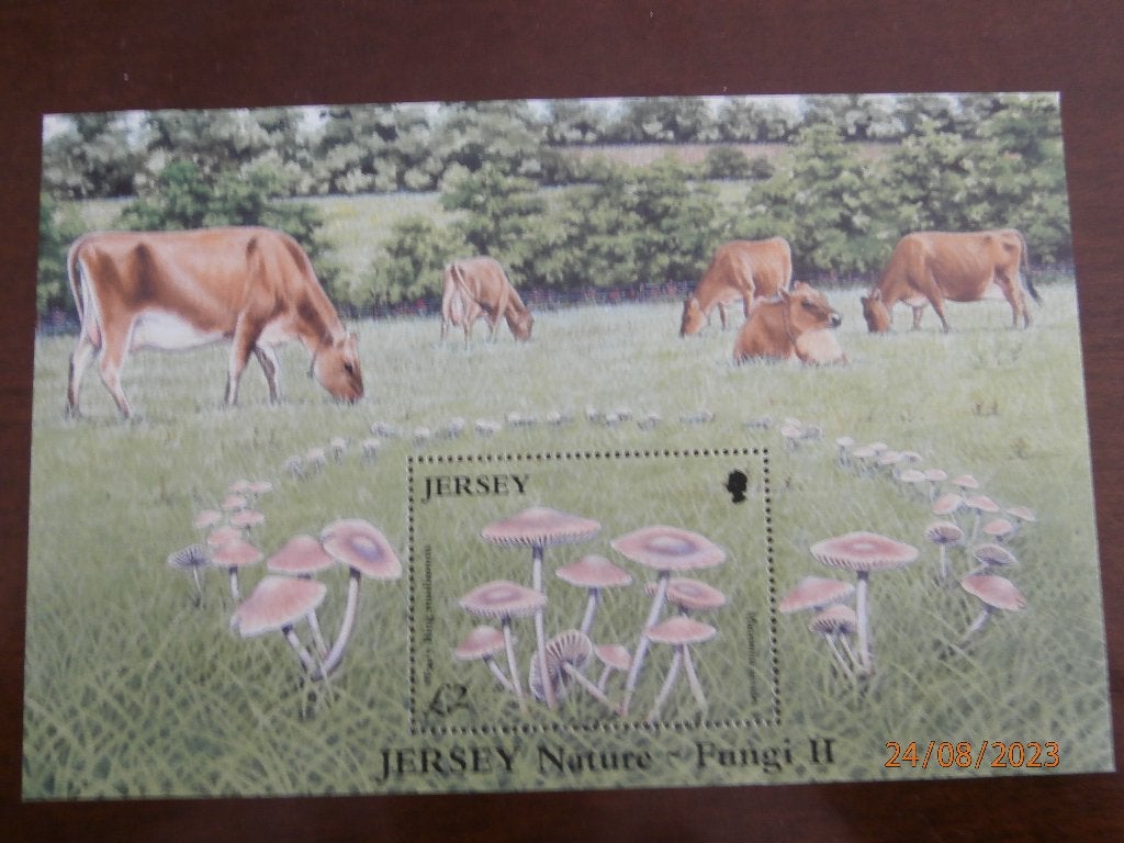 JERSEY 2005; VELLETJE PADDENSTOELEN LEES, Verzenden, Postfris, Dier of Natuur