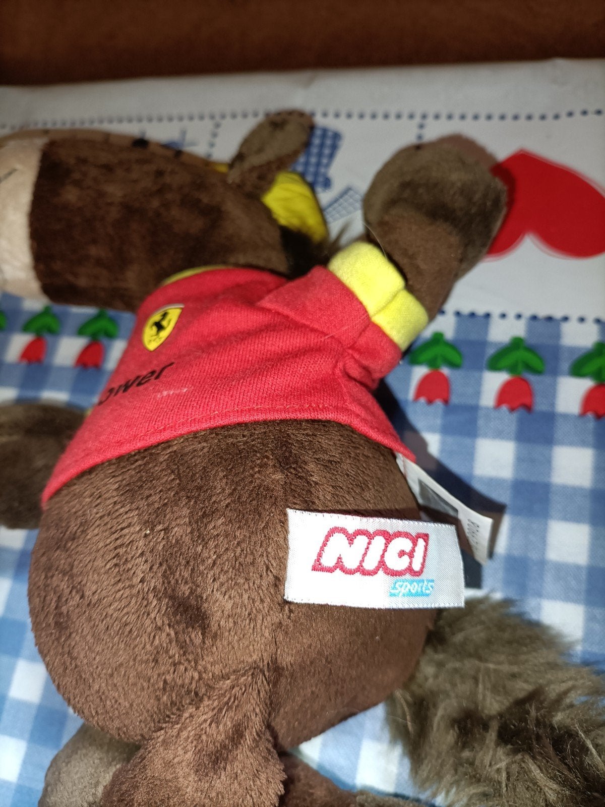 Ferrari paard knuffel Horsepower NICI 27 cm groot, Ophalen of Verzenden, Zo goed als nieuw
