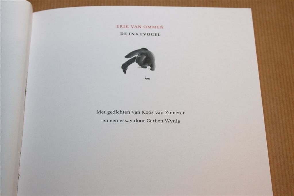 Gesigneerd De Inktvogel — Japanse Inkttekeningen & Poëzie, Boeken, Ophalen of Verzenden, Zo goed als nieuw