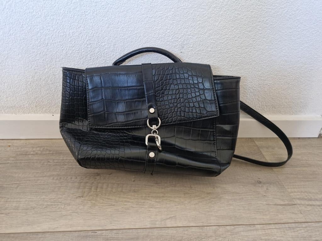 Asos tas rugzak zwart rugtas leer look, Sieraden, Tassen en Uiterlijk, Tassen | Damestassen, Ophalen of Verzenden, Zo goed als nieuw