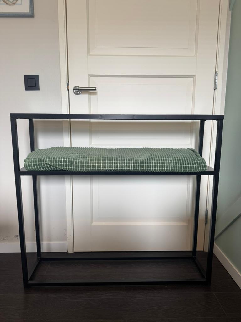 Zwarte side table van Sostrene Grene, 100 tot 150 cm, Ophalen of Verzenden, Zo goed als nieuw, Metaal