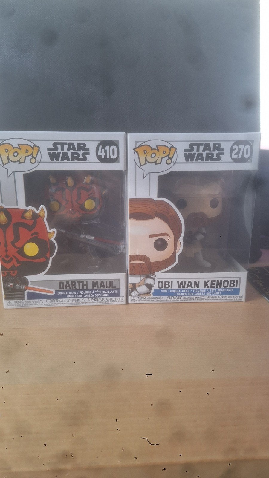 Funko Pop Star Wars: Darth Maul & Obi-Wan Kenobi, Ophalen of Verzenden, Zo goed als nieuw