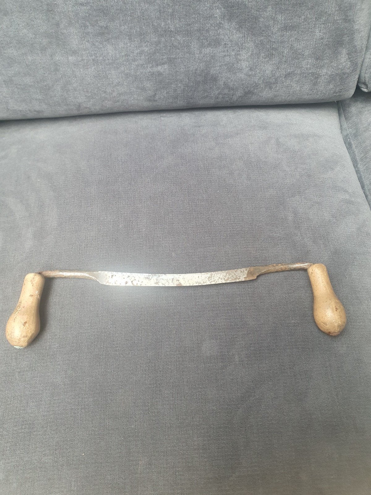 Oude trekmes met houten handvatten, Ophalen of Verzenden
