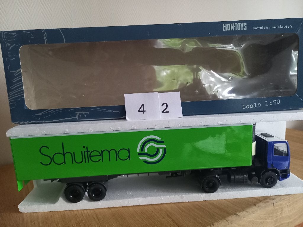42) Lion Toys Daf van Schuitema (C1000), Ophalen of Verzenden, Zo goed als nieuw, Bus of Vrachtwagen, Lion Toys