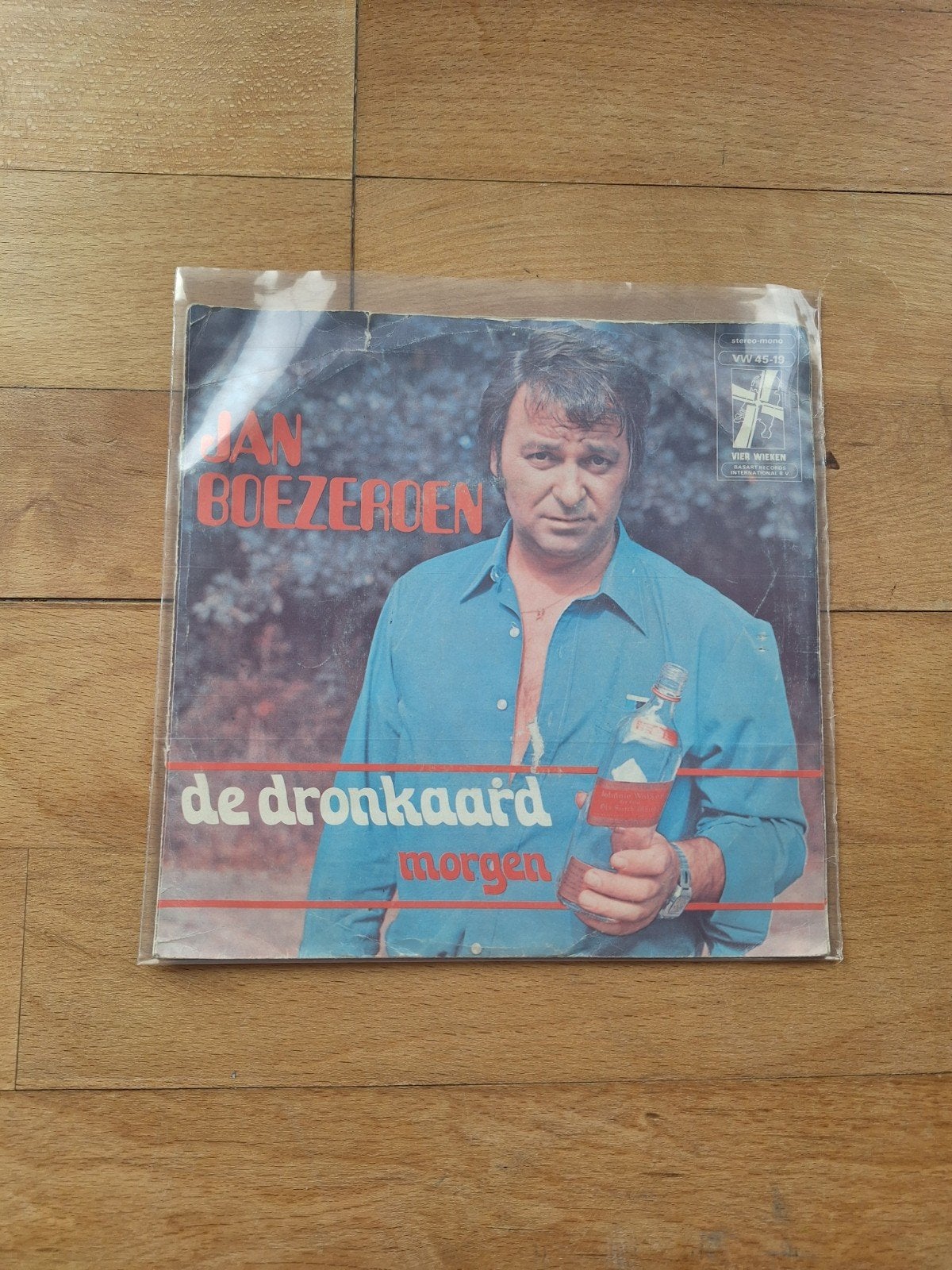 Jan Boezeroen - De Dronkaard / Morgen 7 inch vinyl single, Gebruikt, 7 inch, EP, Nederlandstalig