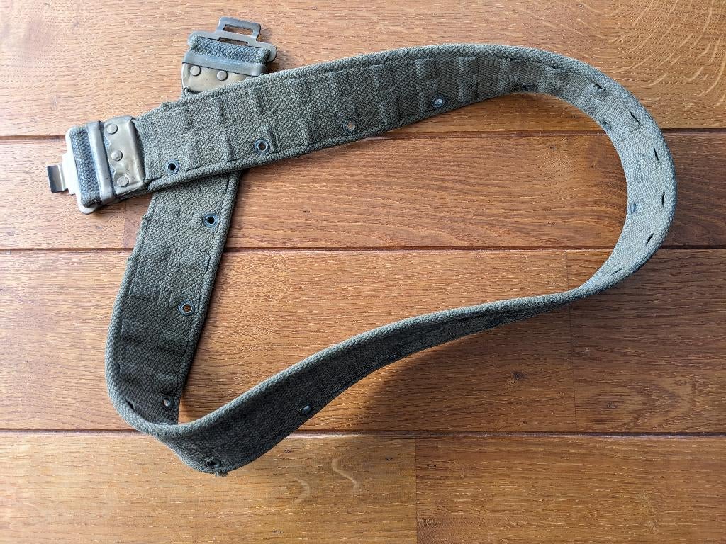Oude soldaten koppel – riem, Ophalen of Verzenden, Landmacht, Nederland, Kleding of Schoenen