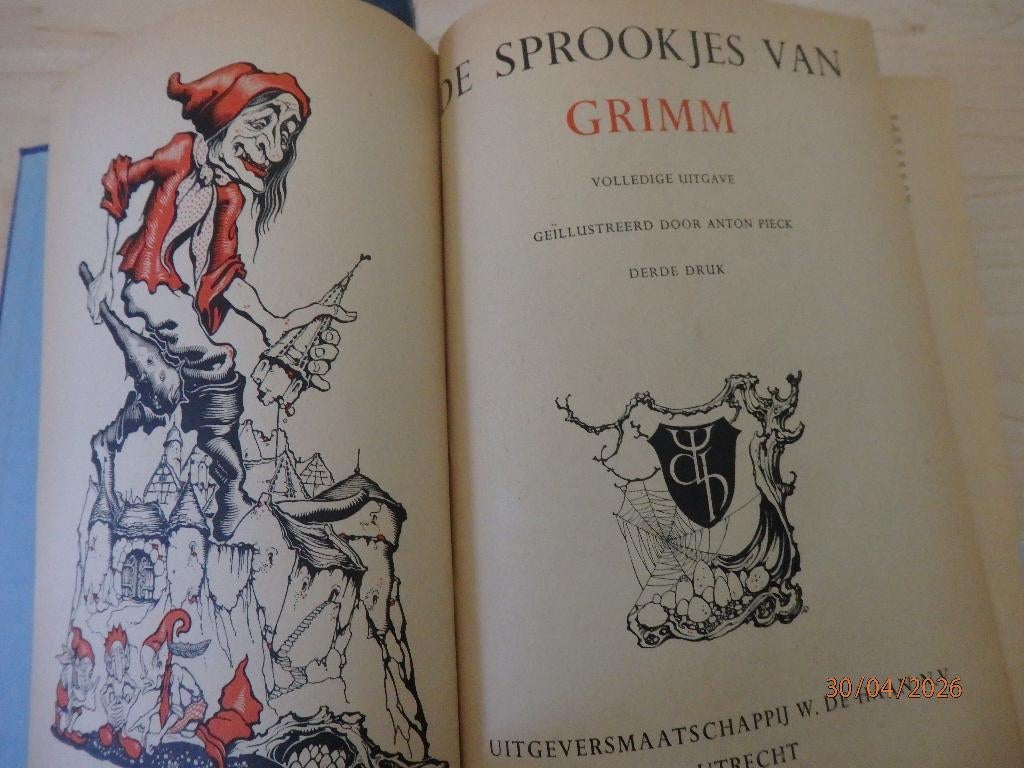 sprookjesboek, Ophalen of Verzenden, Gelezen, Grimm