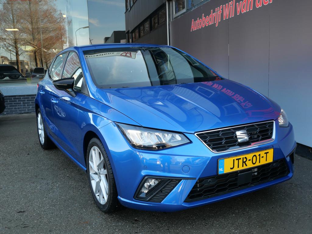 SEAT Ibiza 1.0 TSI FR BUSINESS | VIRTUAL | CLIMA | CRUISE |, Voorwielaandrijving, Adaptive Cruise Control, Gebruikt, Blauw