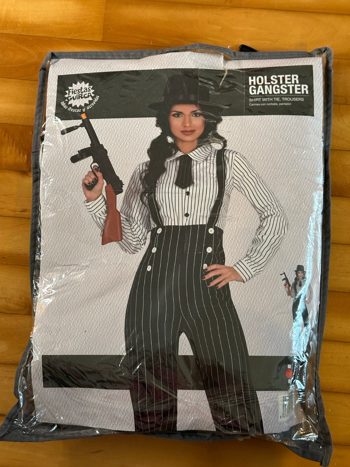Gangster kostuum dames - Holster Gangster (Maat M), Ophalen of Verzenden, Nieuw, Pak of Jurk