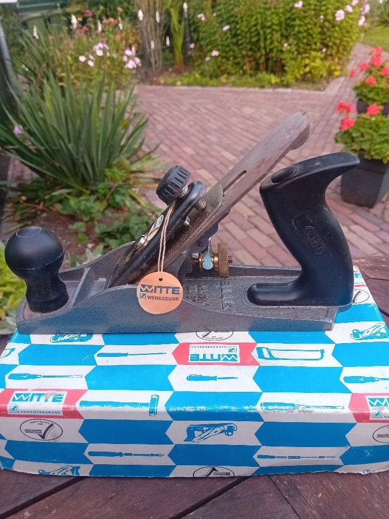 Zo goed als nieuwe hand schaaf van Witte, Doe-het-zelf en Verbouw, Gereedschap | Handgereedschap, Ophalen, Zo goed als nieuw, Overige typen