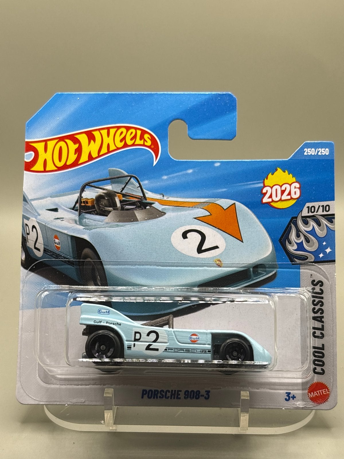 Hot Wheels 2026 Porsche 908-3 Gulf Cool Classics