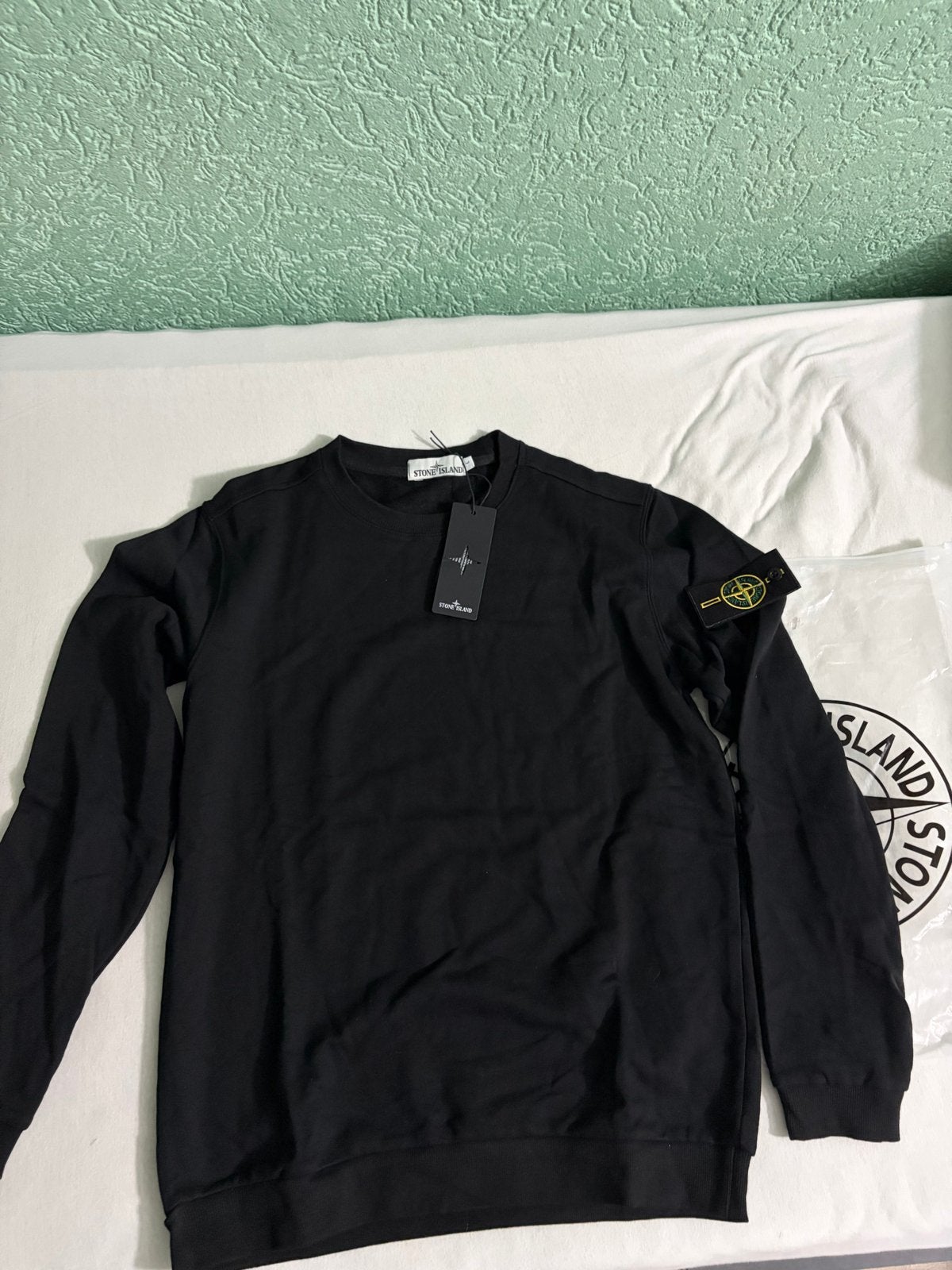 Stone Island sweater zwart - Maat M - Nieuw met kaartjes, Ophalen of Verzenden, Nieuw, Maat 48/50 (M), Zwart