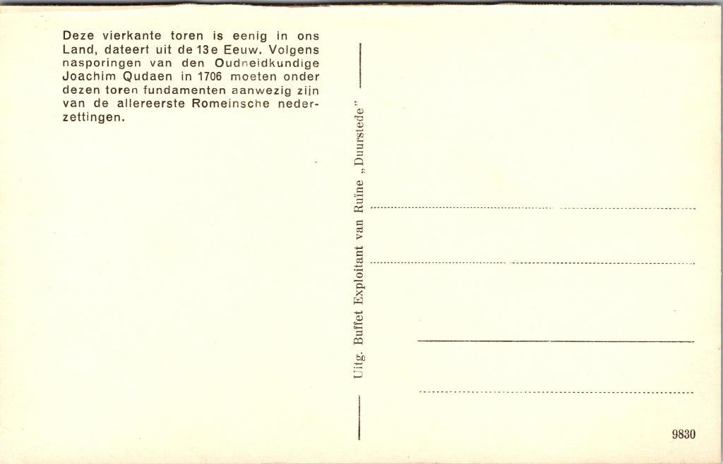 Souvenir Wijk bij Duurstede - 7 ansichtkaarten, Verzenden, 1920 tot 1940, Ongelopen, Utrecht