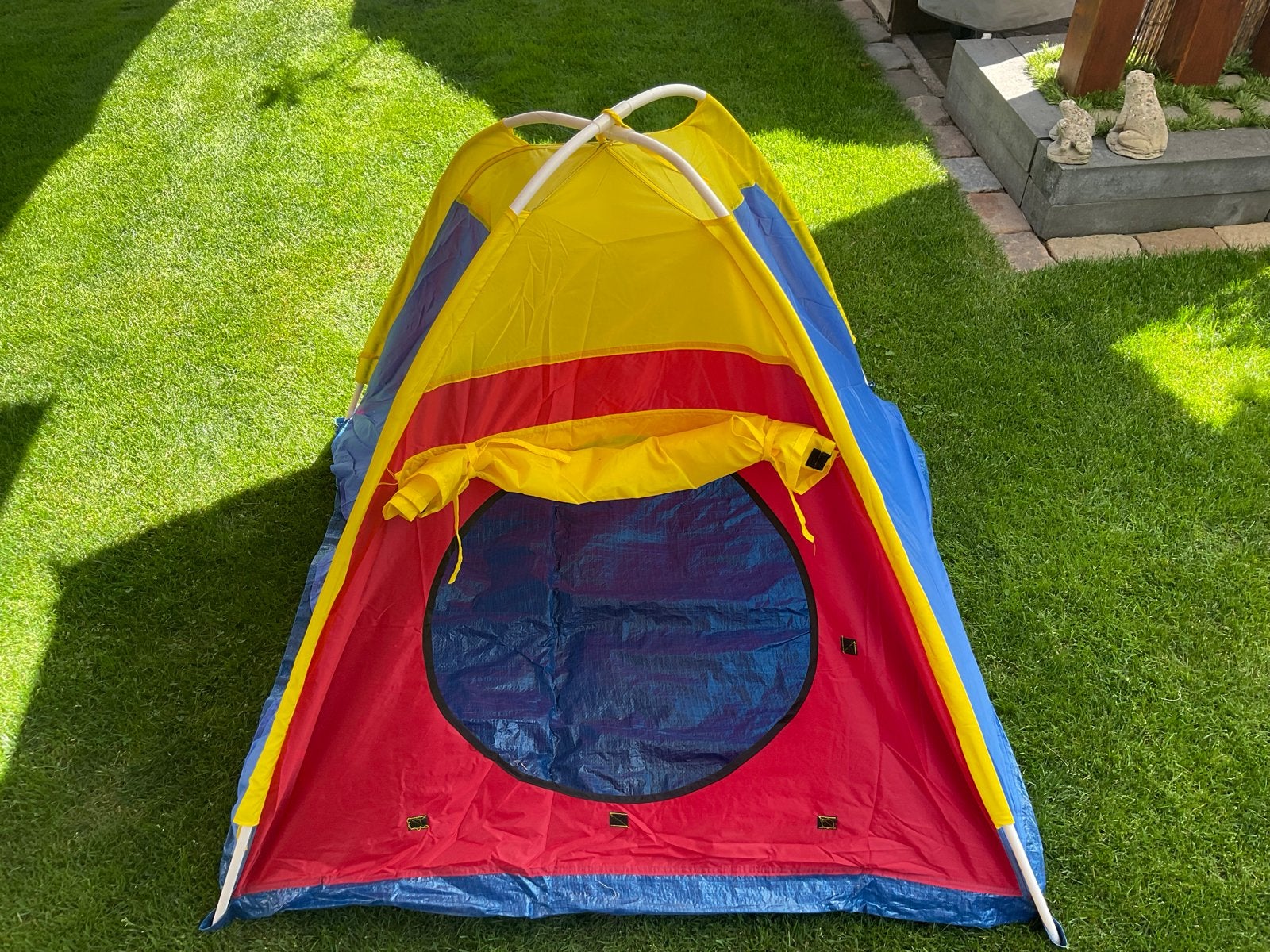 High Peak Kinder Iglo Tent - Kleurrijk en Compact, Caravans en Kamperen, Tenten, Ophalen, Zo goed als nieuw, Tot en met 2
