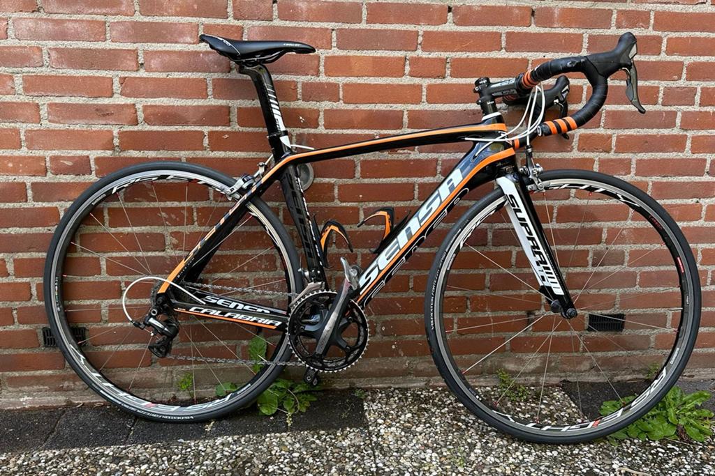 Sensa Calabria carbon racefiets - maat 52., Fietsen en Brommers, Fietsen | Racefietsen, Carbon, 49 tot 53 cm, Zo goed als nieuw