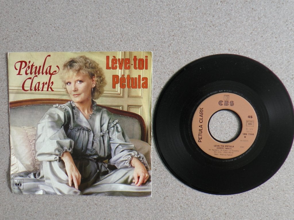 Petula Clark - Leve-toi VINYL SINGLE, Gebruikt, 7 inch, Pop, Fotohoes