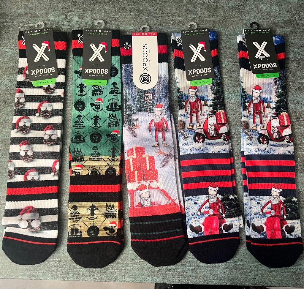 XPOOOS. 5 x kerstsokken. Nieuw!!!, Ophalen of Verzenden, Nieuw, Maat 39 t/m 42, XPOOOS