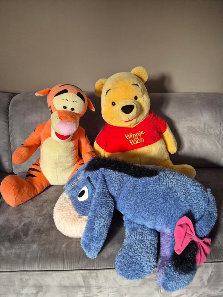 Winnie de Pooh, Teigetje en Iejoor knuffels 60cm, Ophalen of Verzenden, Overige typen