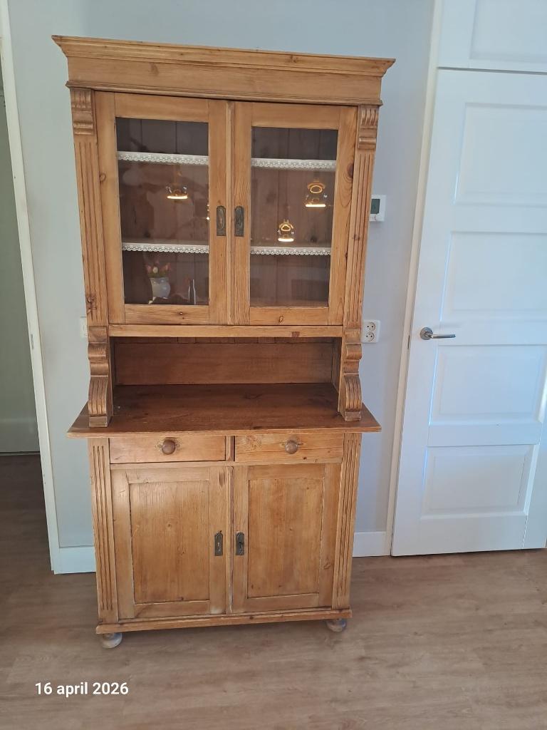 grenen authentieke buffetkast, Ophalen, Gebruikt, 200 cm of meer, Oud grenen