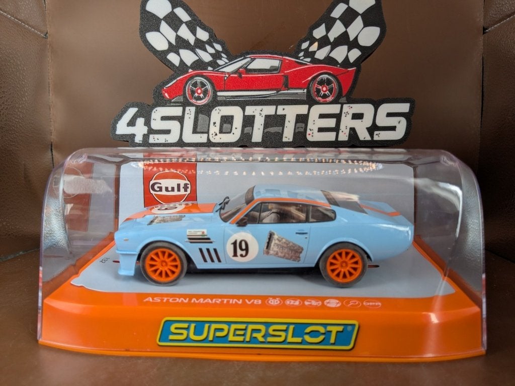 Scalextric/Superslot Aston Martin Vantage V8 #19 Gulf Rikki, Verzenden, Nieuw, Elektrisch, Overige merken
