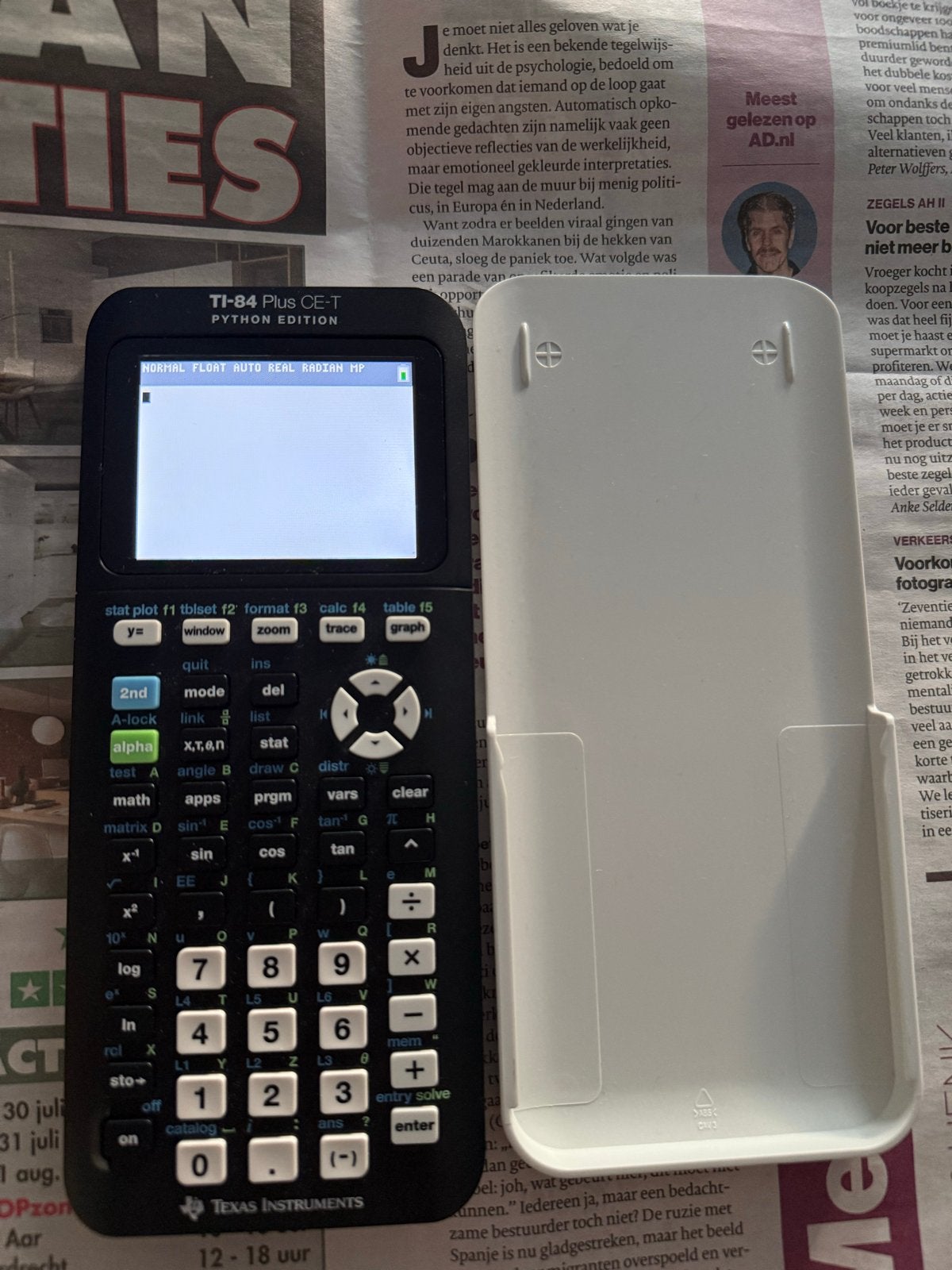 Grafische rekenmachine - TI-84 Plus CE-T, Diversen, Rekenmachines, Ophalen of Verzenden, Grafische rekenmachine