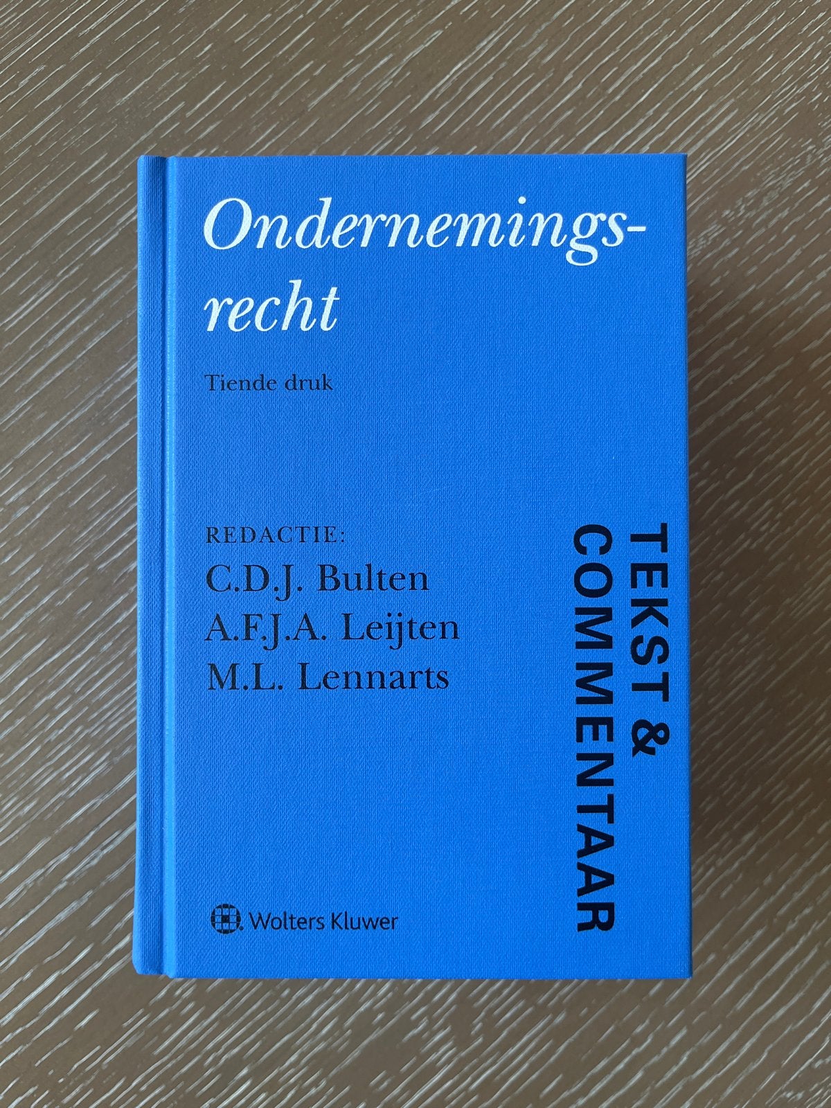 Ondernemingsrecht Tekst & Commentaar - Tiende druk, Ophalen of Verzenden, Alpha, Zo goed als nieuw, WO