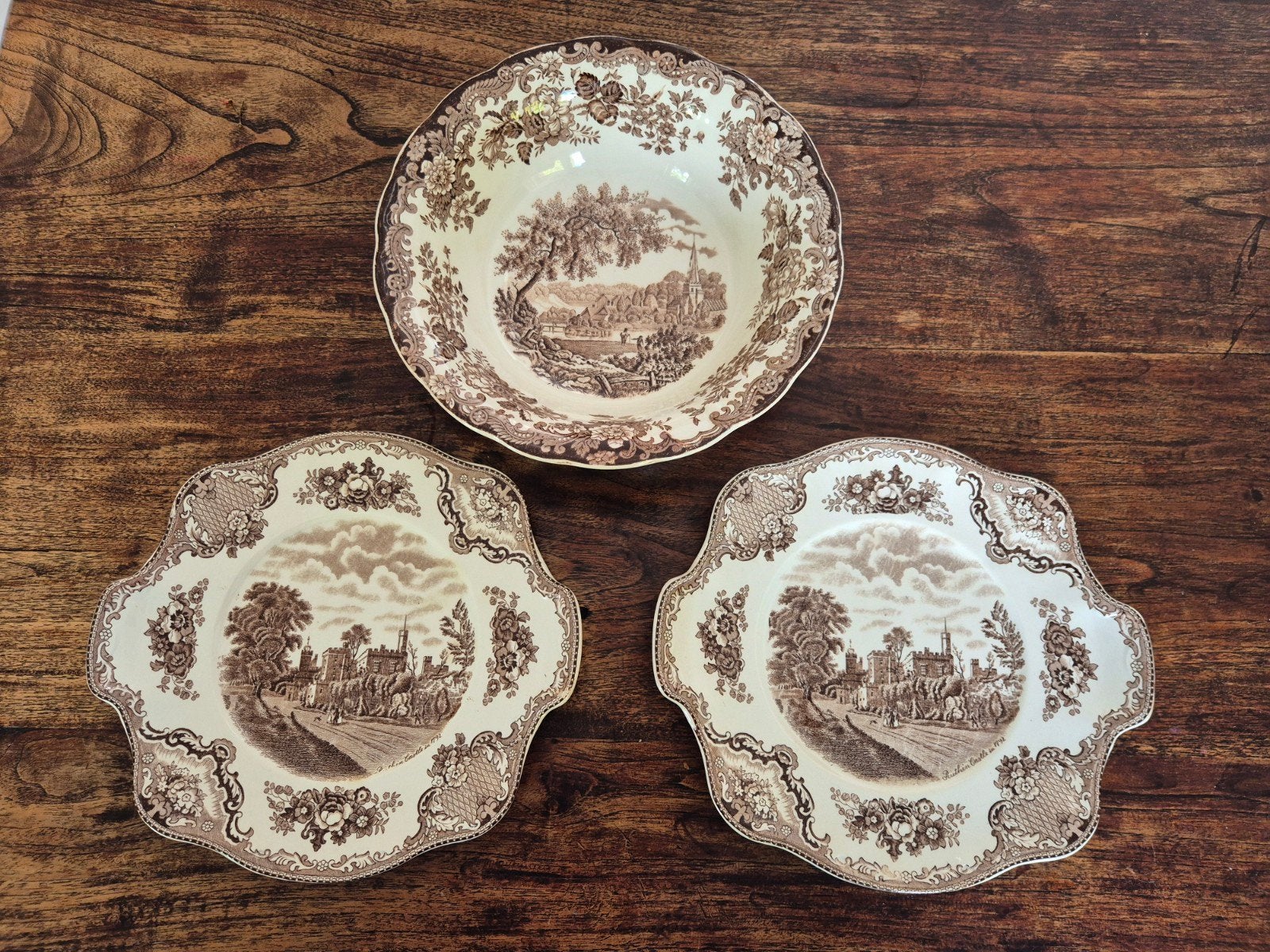Johnson Brothers Royal Worcester Bruin Servies Set, Antiek en Kunst, Ophalen of Verzenden