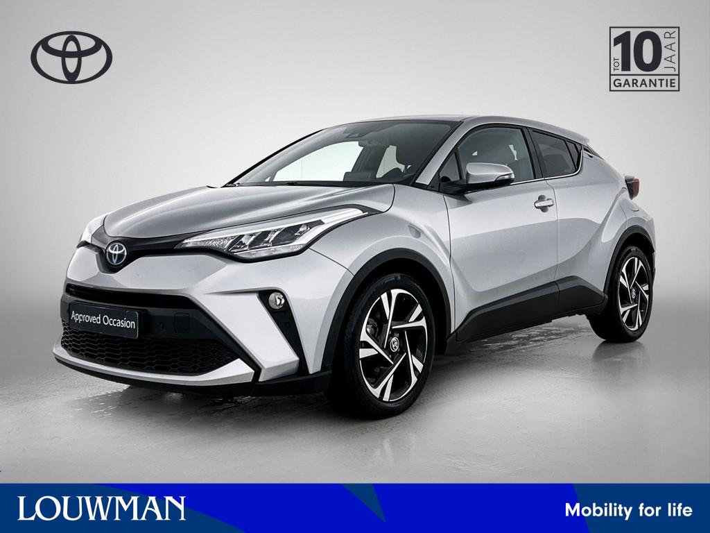 Toyota C-HR 1.8 Hybrid Style | Stoelverwarming | Blindspot |, 12 maanden, Zwart, 4 cilinders, Leder en Stof