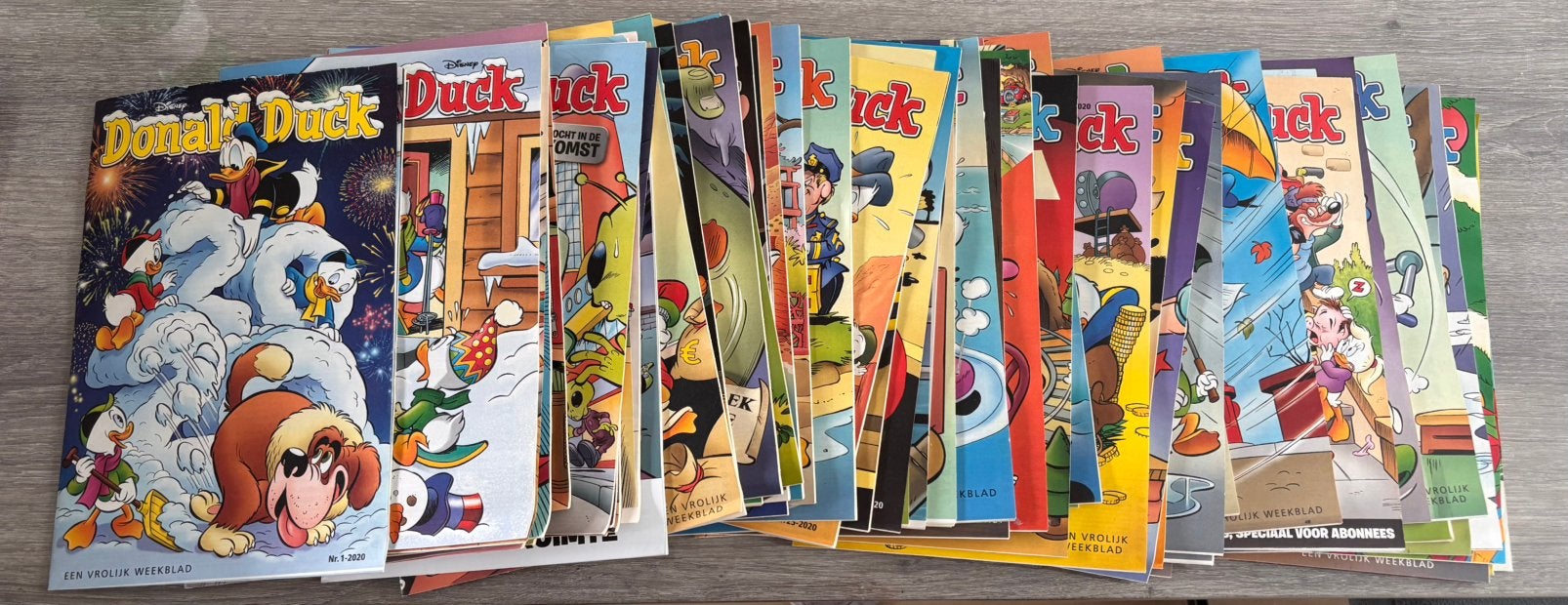 Complete jaargang 2020 Donald Duck, Complete serie of reeks, Ophalen, Gelezen