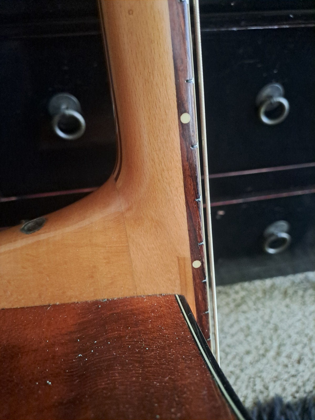 In prijs verlaagd: zeldzame 7 snarige Altrigter gitaar, Ophalen of Verzenden, Gebruikt, Overige typen