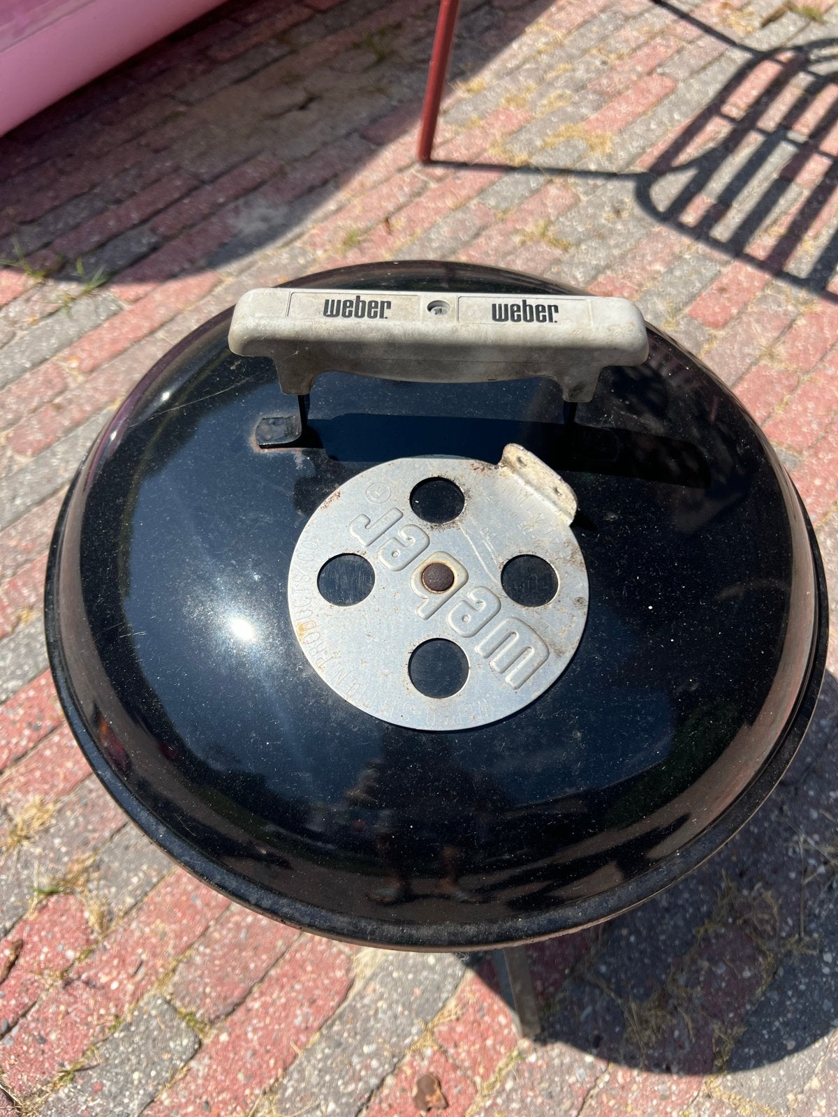Weber Smokey Joe Compacte Houtskoolbarbecue, Tuin en Terras, Ophalen, Gebruikt