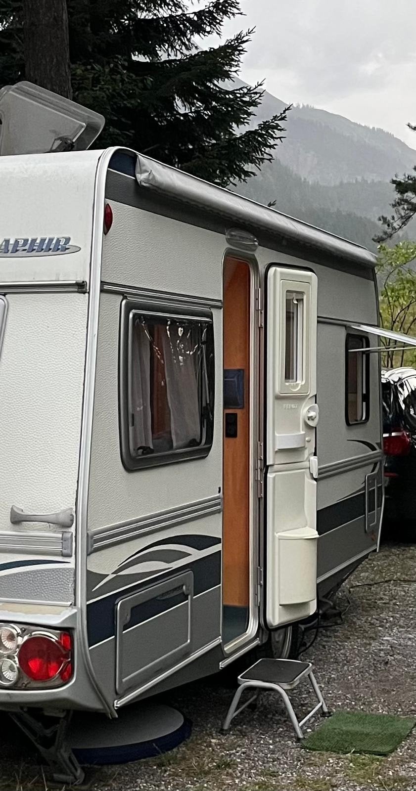 ZAKLUIFEL Fiamma 400 met niet bijpassende zijwand, Ophalen of Verzenden, Gebruikt, Polyester, Fiamma