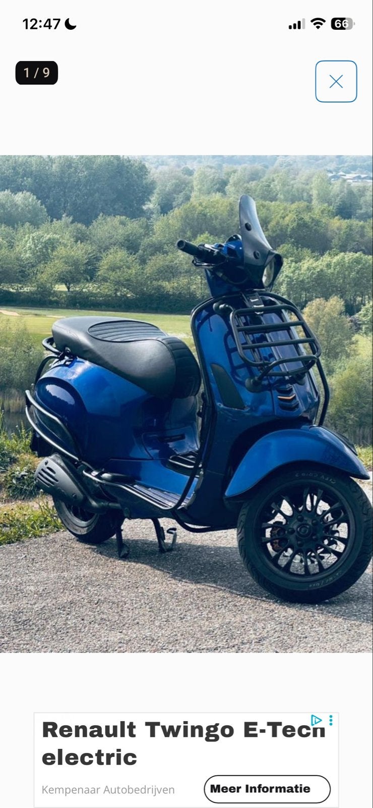 Vespa Sprint brom, Fietsen en Brommers, Scooters | Vespa, Verzenden, Gebruikt, Benzine, Overige modellen