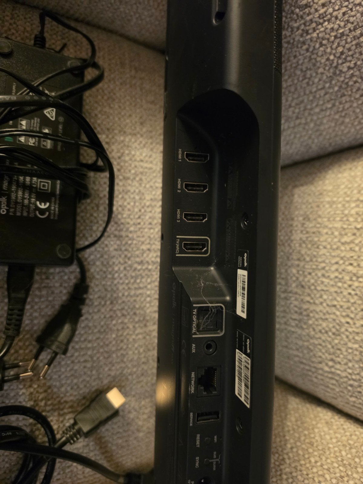 te koop aangeboden polk surround set, Audio, Tv en Foto, Home Cinema-sets, 70 watt of meer, 5.1-systeem, Overige spelers, Ophalen