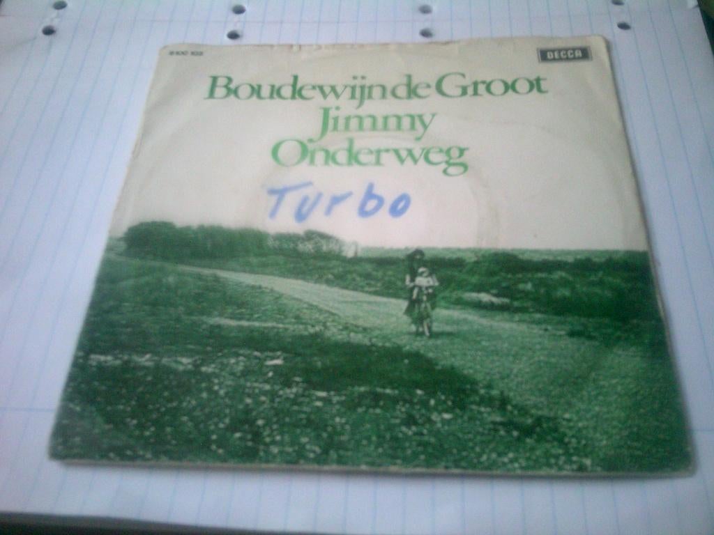 BOUDEWIJN DE GROOT JIMMY - ONDERWEG, Cd's en Dvd's, Vinyl | Nederlandstalig, Ophalen of Verzenden, Zo goed als nieuw, 7 inch, Levenslied of Smartlap