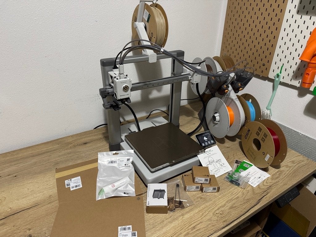 Bambu Lab A1 Combo + AMS + veel extra’s | Complete set, Ophalen, Zo goed als nieuw, Filament, Ingebouwde Wi-Fi
