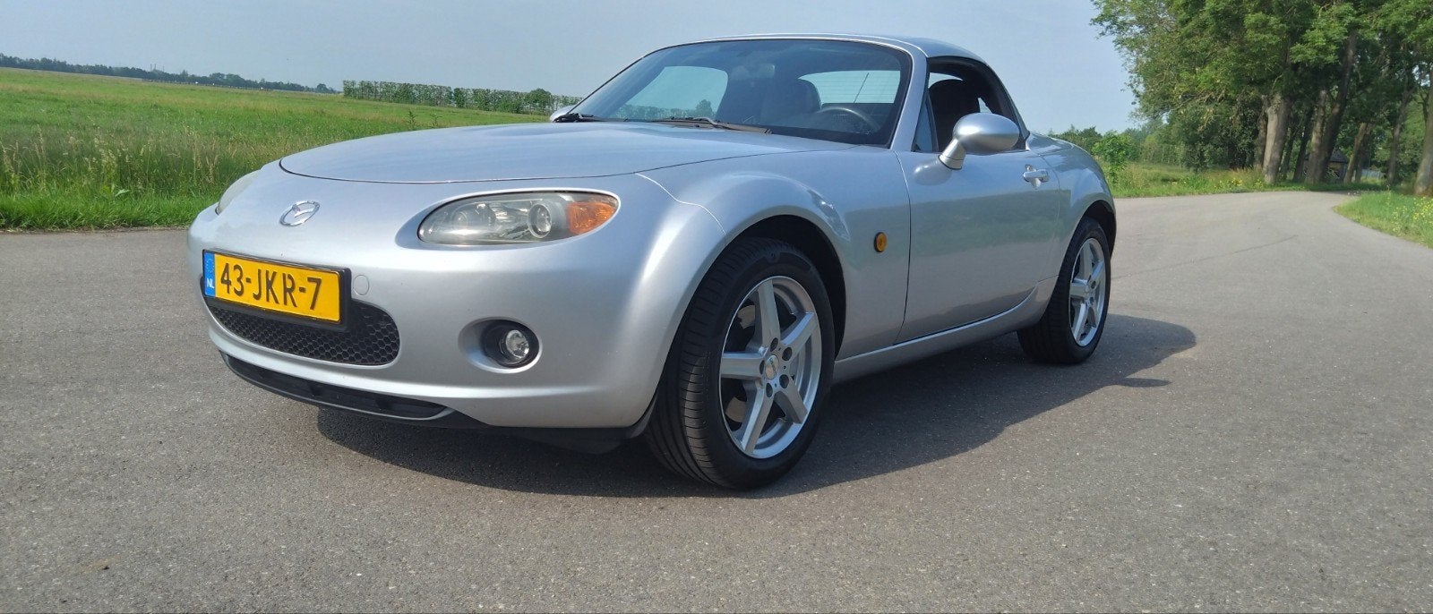 Mazda MX-5 1.8 Touring 2006 Grijs, Auto's, Mazda, Particulier, MX-5, Benzine, D, Cabriolet, Handgeschakeld, Geïmporteerd, Zilver of Grijs