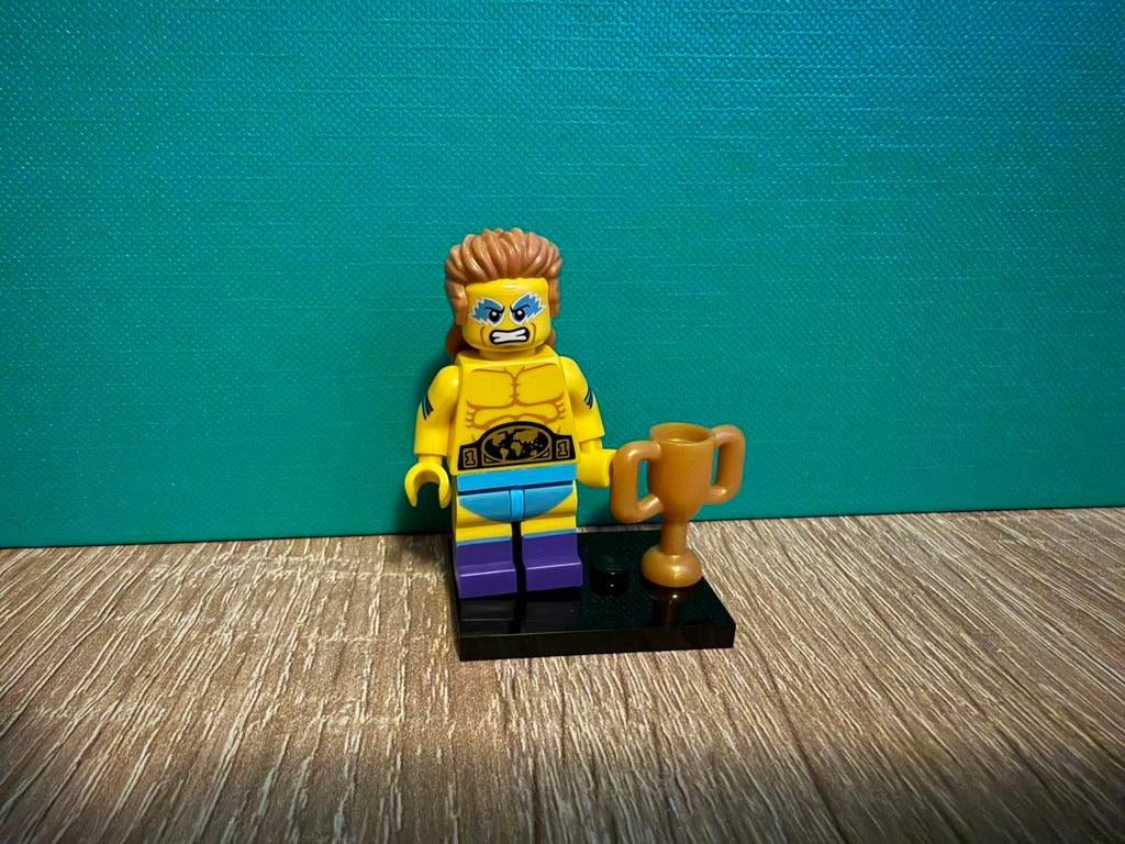 LEGO CMF Serie 15: Wrestling Champion, Ophalen of Verzenden, Zo goed als nieuw, Complete set, Lego