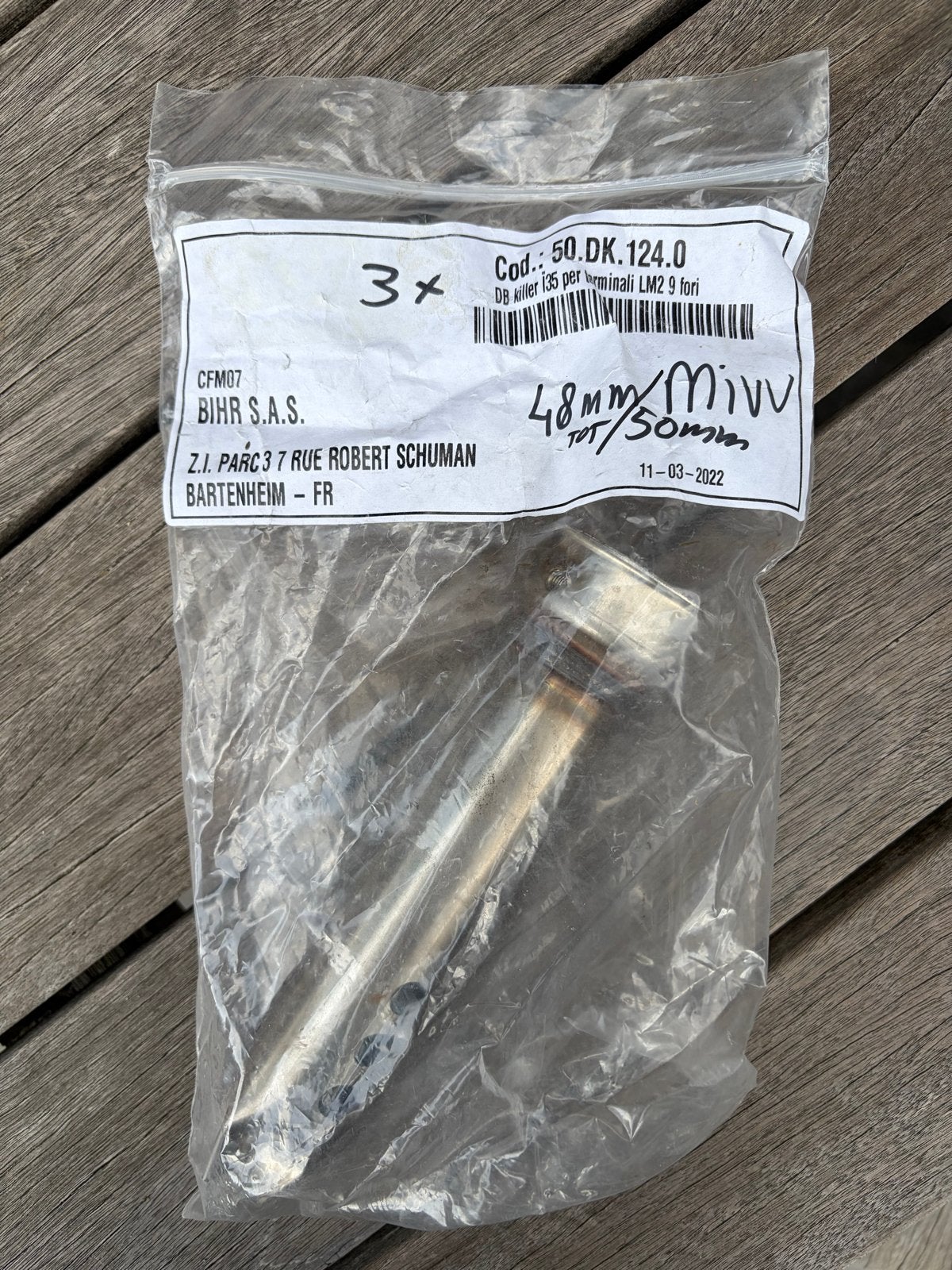 Mivv DB killer 48-50mm, Motoren, Ophalen of Verzenden, Nieuw