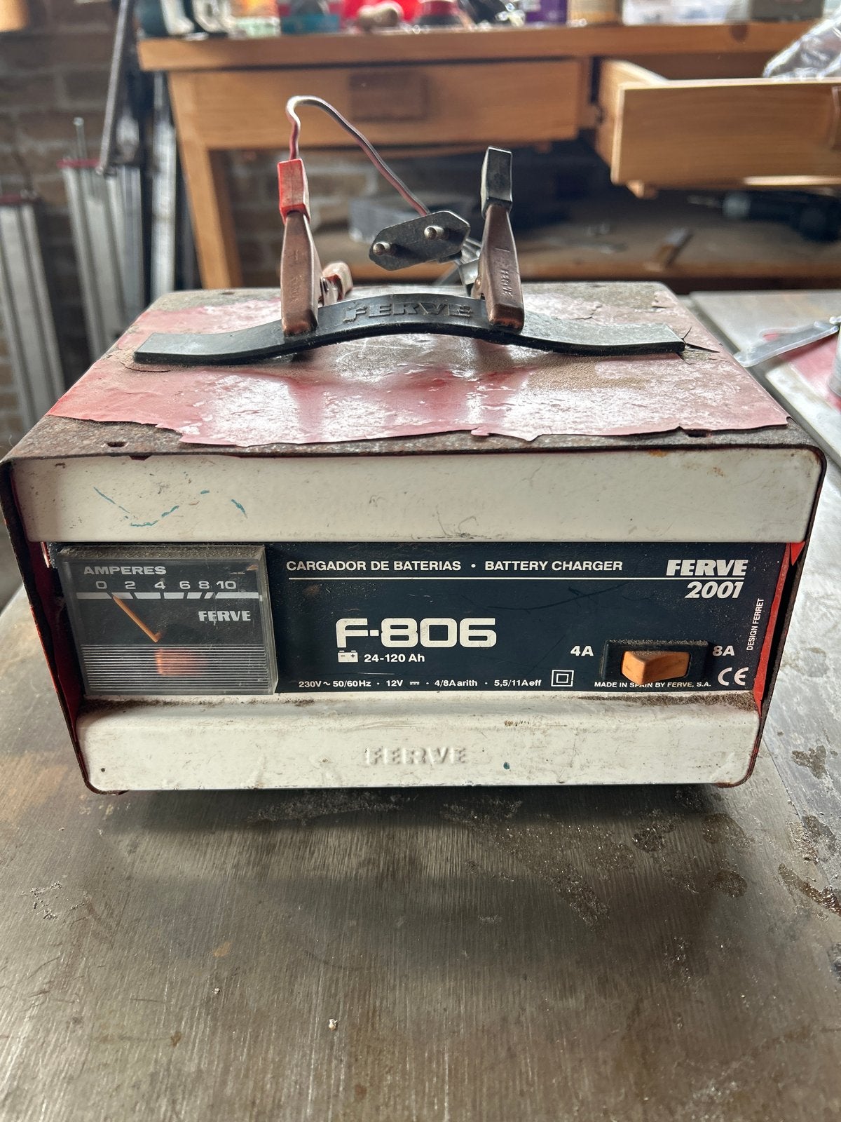 Ferve F-806 Acculader 24-120 Ah - Gebruikt, Ophalen, Gebruikt, Universele onderdelen